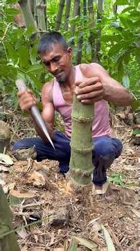 Amazing Bamboo Root Craft! Turning Bamboo Roots into a Beautiful Vase
