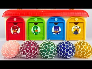 Satisfying Video l DIY How To Make 5 Color Balls PJ Masks Frenzied Slimes SOUNDS ASMR