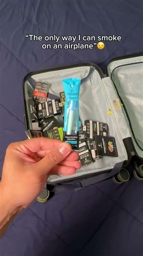 “Come fly with me… this stays in my bag ✈️👀”