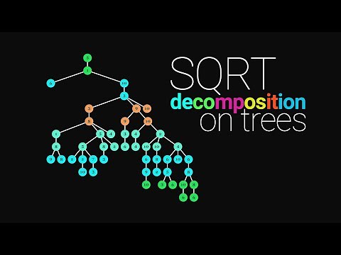 SQRT Decomposition on Trees
