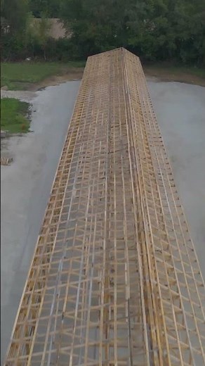 Transforming a 30' x 336' x 16' Open-Sided Shed #renovation #polebarn #transformation #shorts