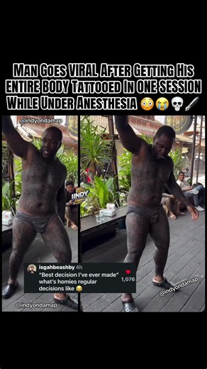 Full Body Tattoo In One Session #art #work #viral