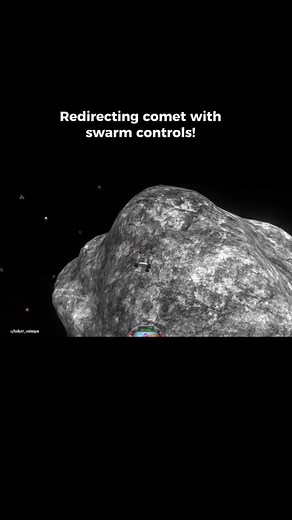 This is why KSP feels like real aerospace engineering. Swarm control. Automation. Precision at insane scale. Same energy as the self-assembling station 👀🚀 #ksp #kerbalspaceprogram #swarm #comet #space