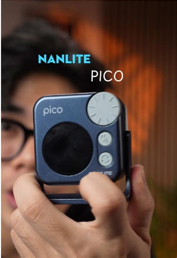 Con đèn Nanlite Pico này nhìn nó dễ thương mà nó đa dụng dữ luôn #quayphim #denquayvideo #denlivestream #baoengg