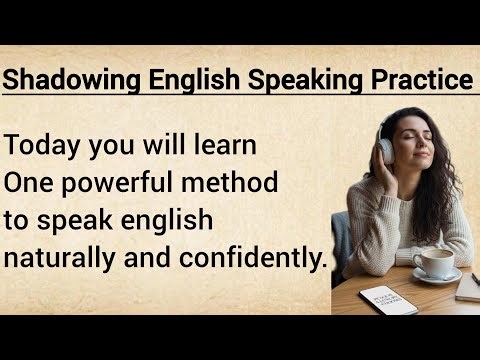 Shadowing English Speaking Practice | Speak English With Me |