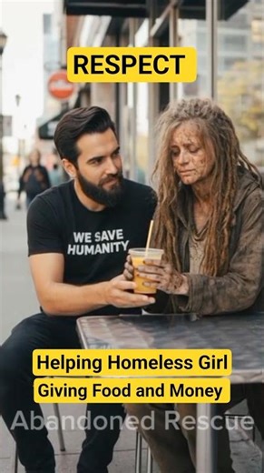 32 years old homeless girl rescued by kindman and Transformed #shortsfeed #shorts #kindness