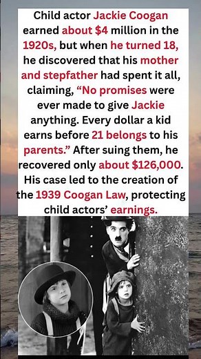 The Child Star Who Lost Everything 💔 | Jackie Coogan’s Fight That Changed Hollywood-Facts with Plank