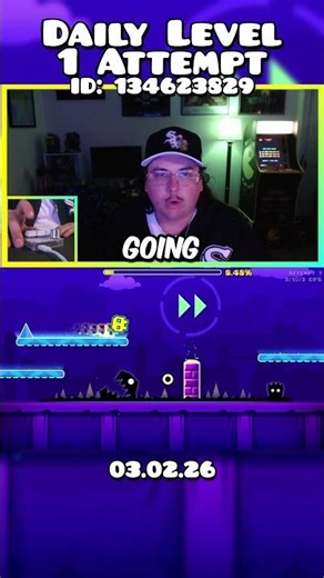 Unique Mechanic! #geometrychallenge #geometrydash #dailylevel