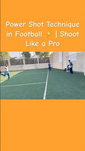 Power Shot Technique in Football ⚡️ | Shoot Like a Pro