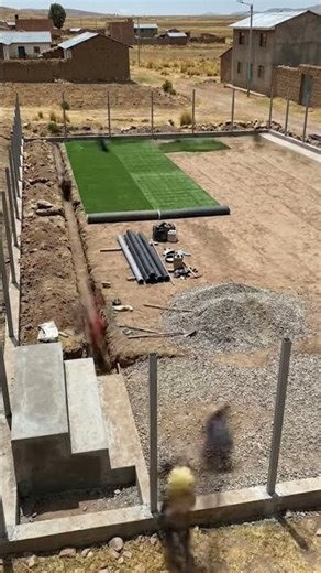 Artificial Turf Installation Speed Run #satisfying #construction