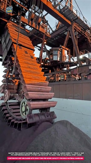 Continuous Ship Unloader with 2000 Tons Per Hour Capacity for Bulk Material Handling