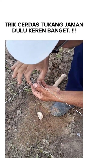 Trik cerdas tukang jaman dulu keren banget nih, karena bisa lurus seperti itu bangunannya.
