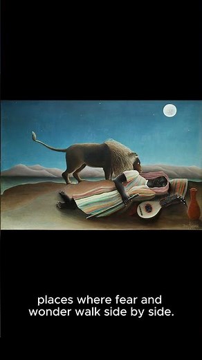 The Sleeping Gypsy (1897) — Henri Rousseau | Art in a Minute with Anne #emotionalart #painting #art