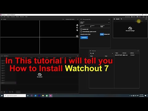 How to install watchout 7