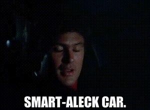 Smart-aleck car.