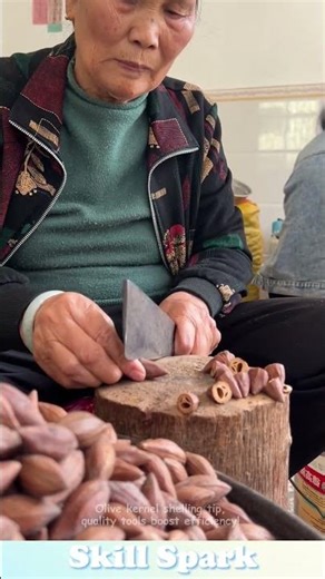 Olive kernel shelling tip, quality tools boost efficiency! #Tools #Tips