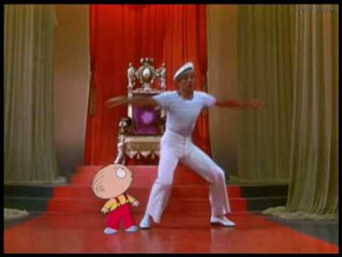 Family Guy - Stewie is dancing with Gene Kelly [HQ]