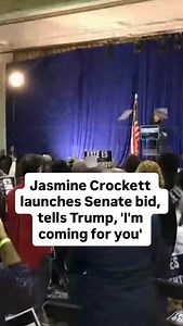 Rep. Jasmine Crockett (D-Texas) on Monday posted a Senate campaign launch video that features audio of President Trump insulting her. Crockett’s post also featured a video in which she is facing sideways while audio clips of Trump talking about her and calling her “low IQ” play. Former Rep. Colin Allred (D-Texas) on Monday unveiled that he would be ending his campaign for Texas Senate and making a bid for Texas’s new 33rd Congressional District. | The Hill
