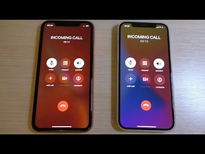 Apple iPhone Xr vs iPhone 12 Incoming Call