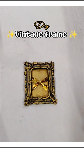 Diy vintage frame 🪟 idea 💡#craft ideas 💡#shorts#diy #youtube