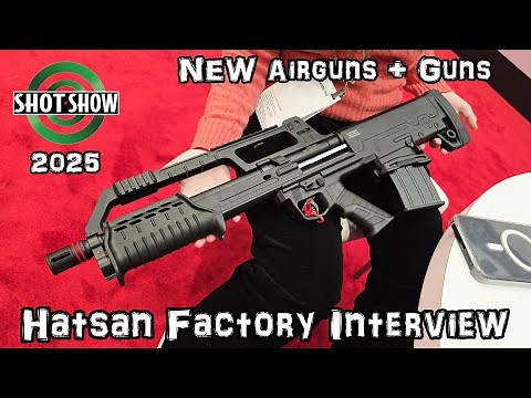 NEW Hatsan Airguns (Tac Boss, Sniper Long, Jet 2 QER, Velox Pistol, Surge Compressor) SHOT Show 2025