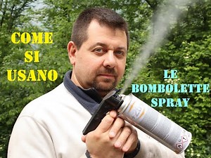 COME USARE UNA BOMBOLETTA SPRAY