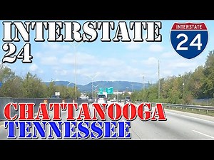 I-24 West - Chattanooga - Tennessee - 4K Highway Drive