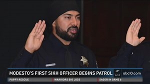 Modesto Police Department welcomes first Sikh officer