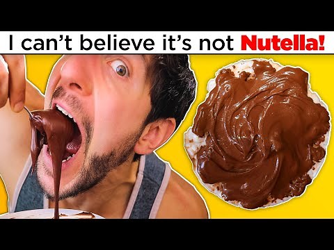 DIY Nutella 🍫 healthy, high protein, low calorie snack substitute!