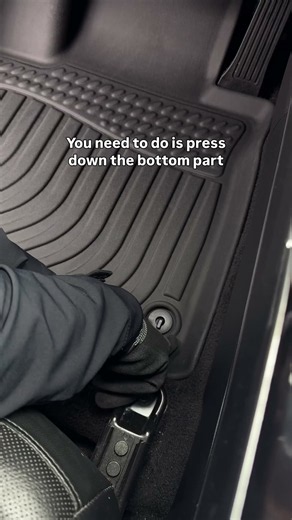 installing L SHAPE HOOKS POSTS carpet floor liners car mats