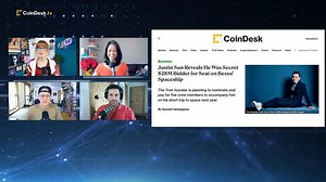 Justin Sun Reveals He Was the Secret $28M Bidder for Seat on Bezos’ Spaceship