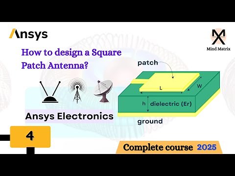 Designing a Square Patch Antenna with Ansys HFSS: A Step-by-Step Guide