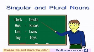 9.7K views · 107 reactions | English Learning - Singular and Plural Nouns Singular Nouns Plural Nouns Learn English Online | English Learning | Facebook