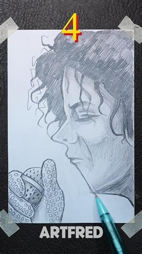 Which one is correct for Michael Jackson Side Profile 🤔 #art #michaeljackson #pop