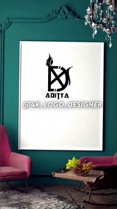 Aditya name brand logo design 💯🔥🔥#logo #namelogo #viral #shorts