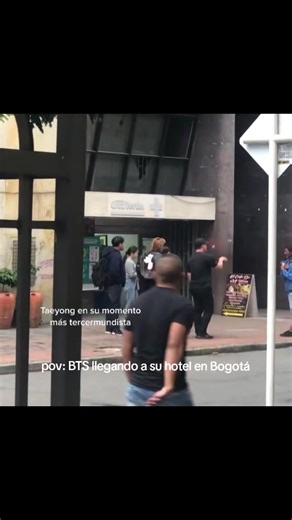 BTS en Bogotá: Llegando a su Hotel durante el Tour