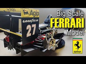 FULL BUILD: Big Scale Ferrari F1 model kit, the rare Rosso 643 in 1/8