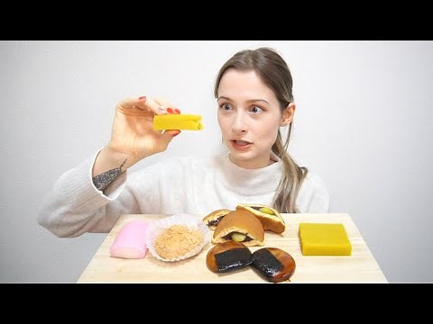 Trying traditional Japanese sweets Wagashi【Japan Life】