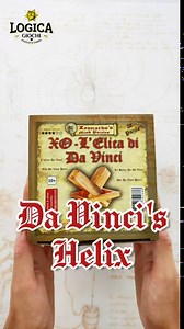 Logica Puzzles Art. The Da Vinci Helix - Xo - Wooden Brain Teaser - Difficulty 4/6 Extreme - Leonardo da Vinci Collection