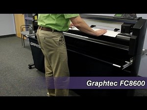 Graphtec FC8600 Plotter, Pt. I - Loading Media and Replacing Blades