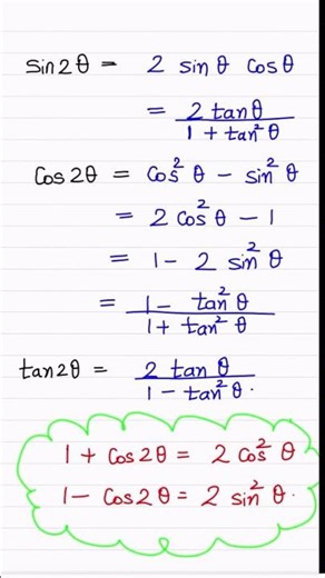 Half Angle Formulas Made Easy 🔥 | Trigonometry Trick You Must Know #trigonometry #apcalculus