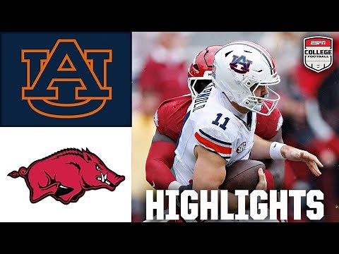 Auburn Tigers vs. Arkansas Razorbacks | Full Game Highlights | ESPN College Football