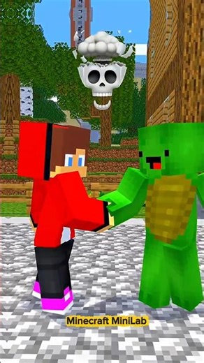 Minecraft But My Friend Is In Serious Danger 😭💀#minecraftshorts #shorts #funny