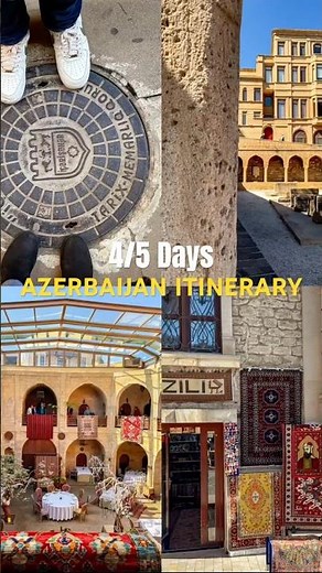 Easiest Azerbaijan Itinerary- 4/5 days #shorts