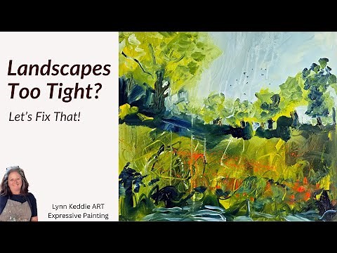 Expressive Landscape Painting with Acrylics | Intuitive & Relaxing Tutorial