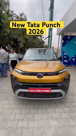 TATA PUNCH 2026 walk-around. Looks elegant but cheap cabin feel😐 #tatapunch #punch2026 #carreview