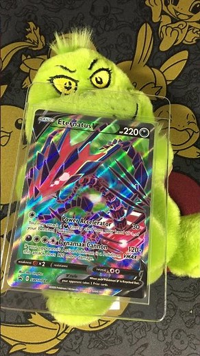 2022 Pokemon full art holo Eternatus V SWSH044 #pokemon #pokemontcg
