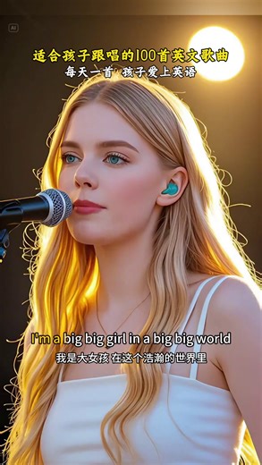 《Big Big world》非常適合孩子作為聽力輸入和發音訓練，能有效提升孩子語感。 | 贝贝-来练英语吧