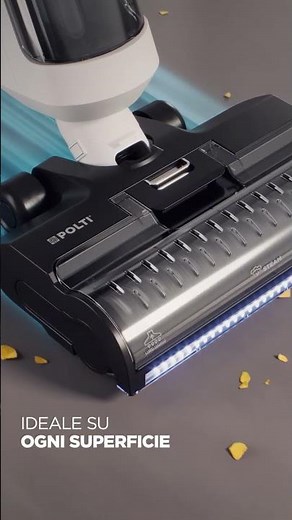 Polti Rollysteam WD30C, lavapavimenti che aspira, lava e igienizza con il vapore – Pet