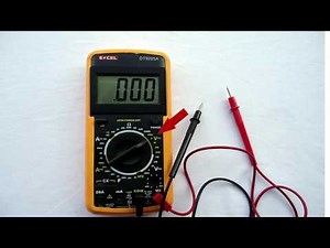 How to measure DC voltage with a digital multimeter
